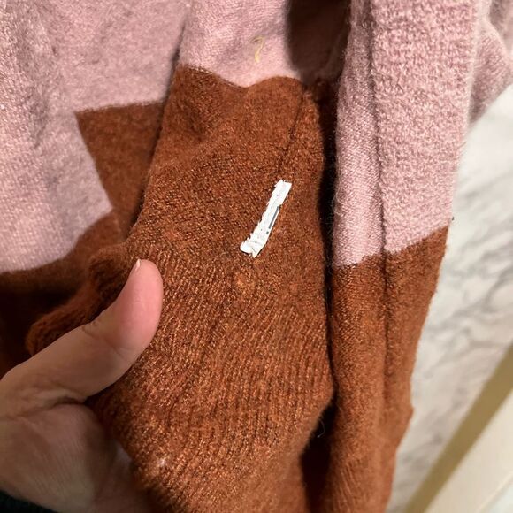 Madewell Women's Cream and Pink Cardigan - Picture 4 of 6